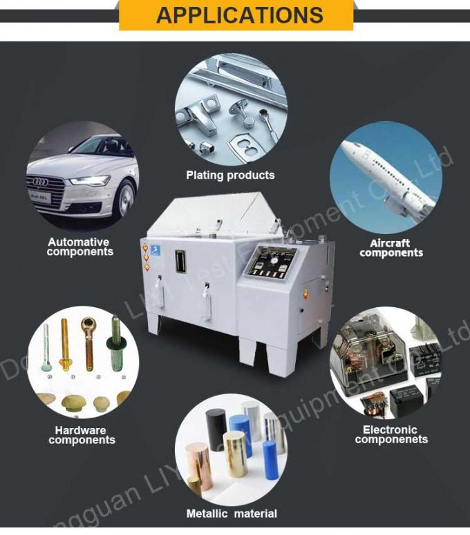 La corrosione ciclica del laboratorio simula la camera di spruzzo del sale del tester della nebbia del sale 0