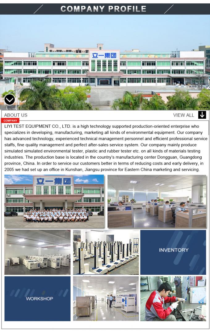 Tester accelerato dello strumento di invecchiamento di ingiallimento di resistenza della lampadina anti 3