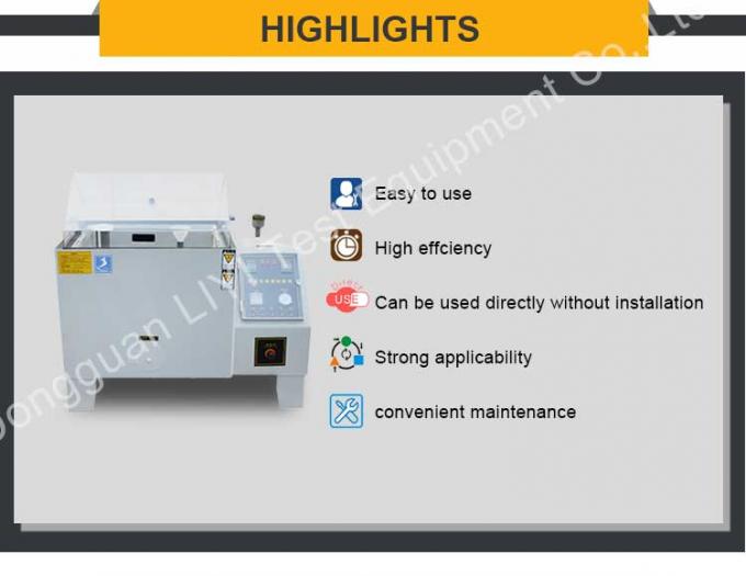La corrosione ciclica del laboratorio simula la camera di spruzzo del sale del tester della nebbia del sale 2