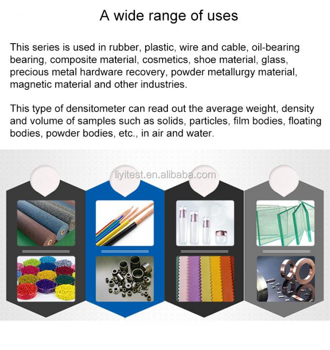 Densimetro portatile di Digital di norme ISO di ASTM JIS GB/T 0