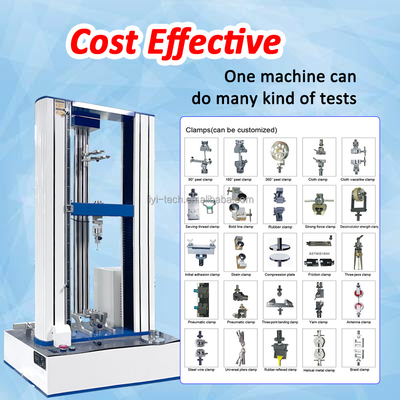 Macchina Universale di Prova da 50kN con Tester Automatico di Trazione per Polimeri di Gomma