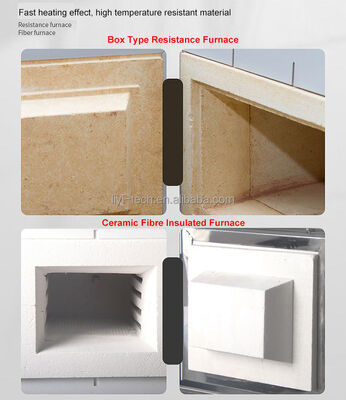 Liyi prezzo di piccolo laboratorio utilizzo riscaldamento veloce 700 800 gradi 1000 forno Muffle trattamento termico forno