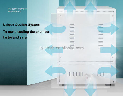 Liyi 1200 gradi attrezzatura di riscaldamento di laboratorio di precisione riscalda fino a 1000 ° C alta temperatura forno di muffle in ceramica, forno a 1000 gradi