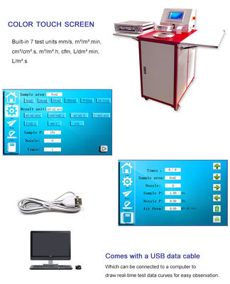 Tester di Permeabilità all'Aria Digitale per Tessuti da Laboratorio Liyi