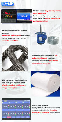 Fornace di polimerizzazione personalizzata Liyi ad alta temperatura, forno da laboratorio a circolazione d'aria calda, prezzo del forno di essiccazione industriale