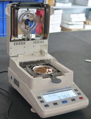 Equilibrio rapido del tester di Mositure dell'alogeno dell'analizzatore dell'umidità del tester del contenuto di solidi